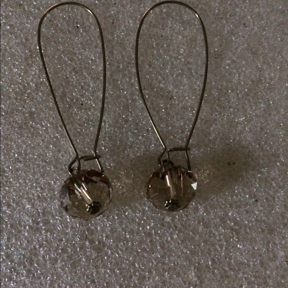 Beautiful vintage glass earrings